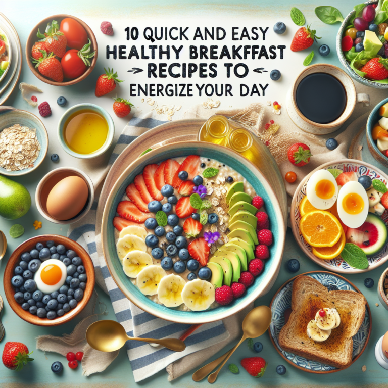 10 Quick and Easy Healthy Breakfast Recipes to Energize Your Day
