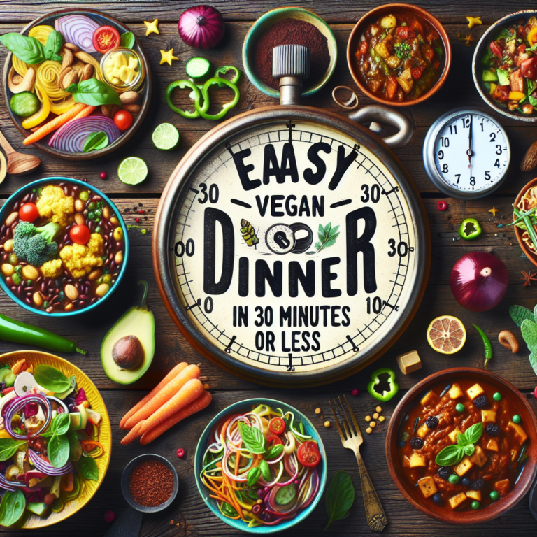 Easy Vegan Dinner Recipes in 30 Minutes or Less