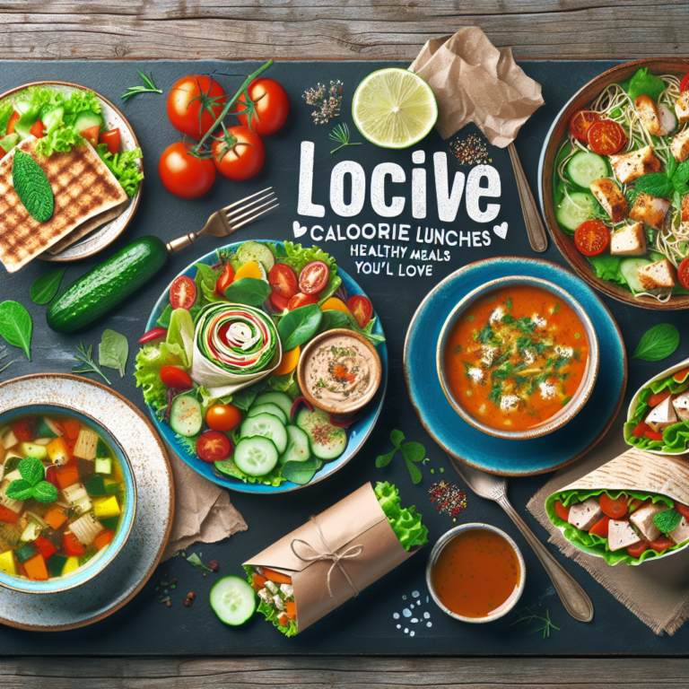 Delicious Low-Calorie Lunches: Healthy Meals You’ll Love