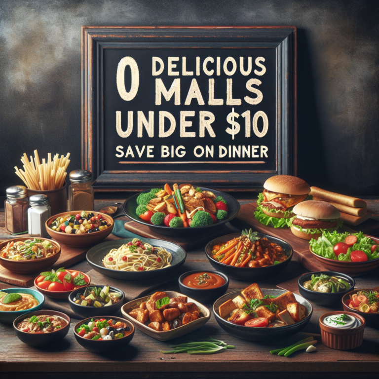 10 Delicious Meals Under $10: Save Big on Dinner