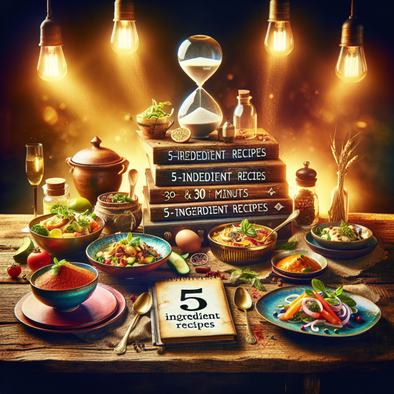 5-Ingredient Recipes You Can Make in Under 30 Minutes