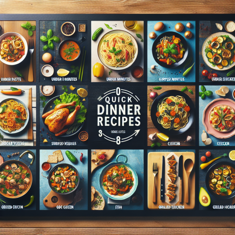 10 Quick Dinner Recipes You Can Make in Under 30 Minutes