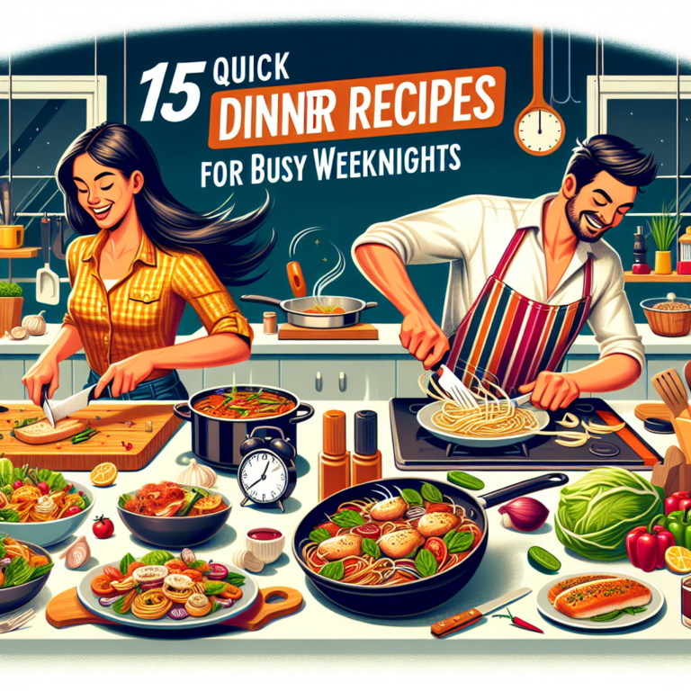 15 Quick Dinner Recipes for Busy Weeknights