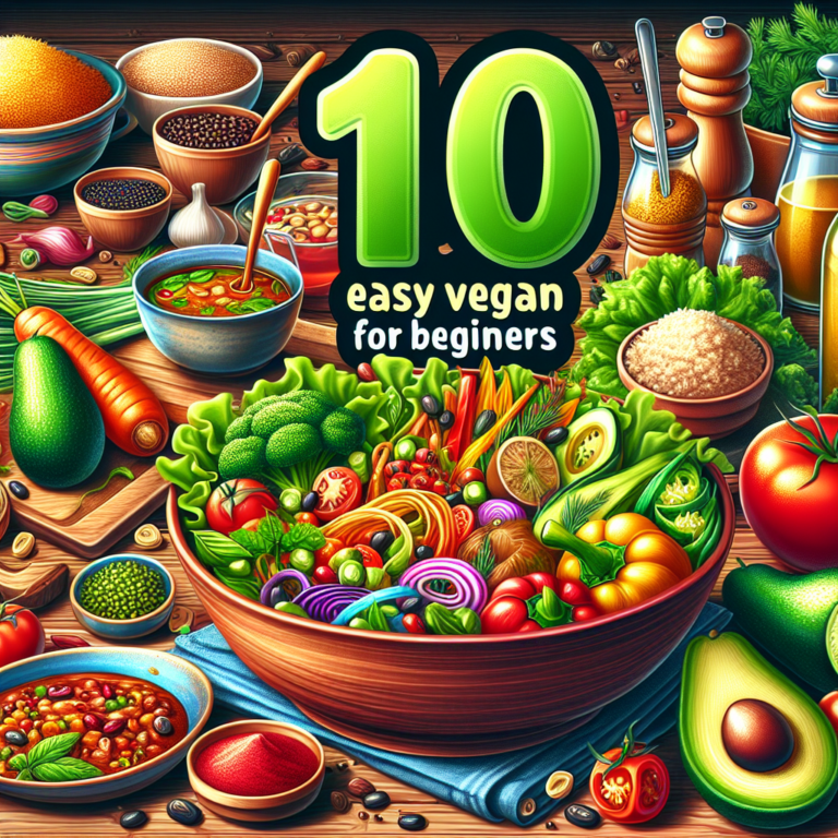 10 Easy Vegan Recipes for Beginners