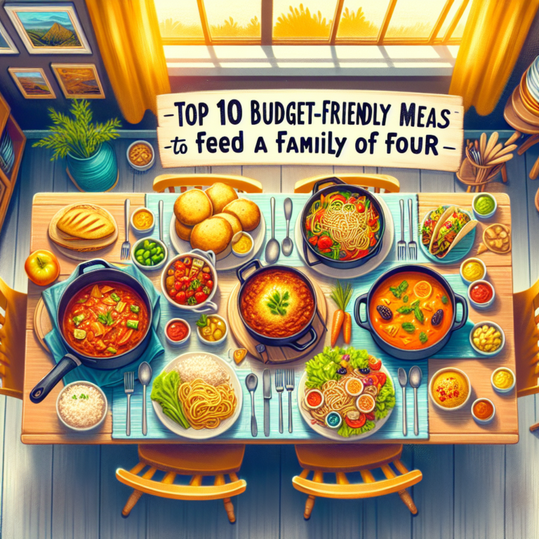 Top 10 Budget-Friendly Meals to Feed a Family of Four