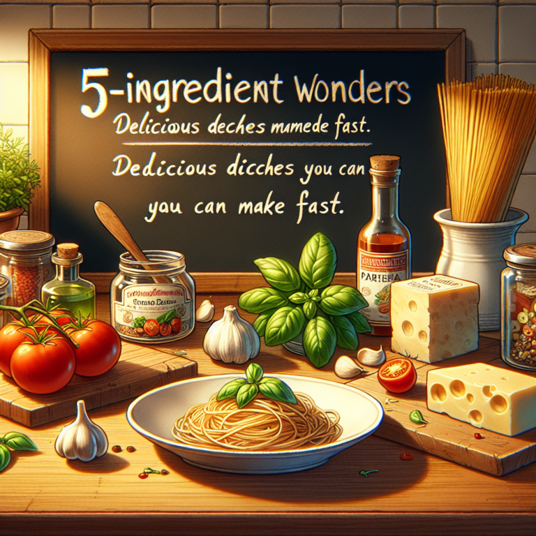 5-Ingredient Wonders: Delicious Dishes You Can Make Fast