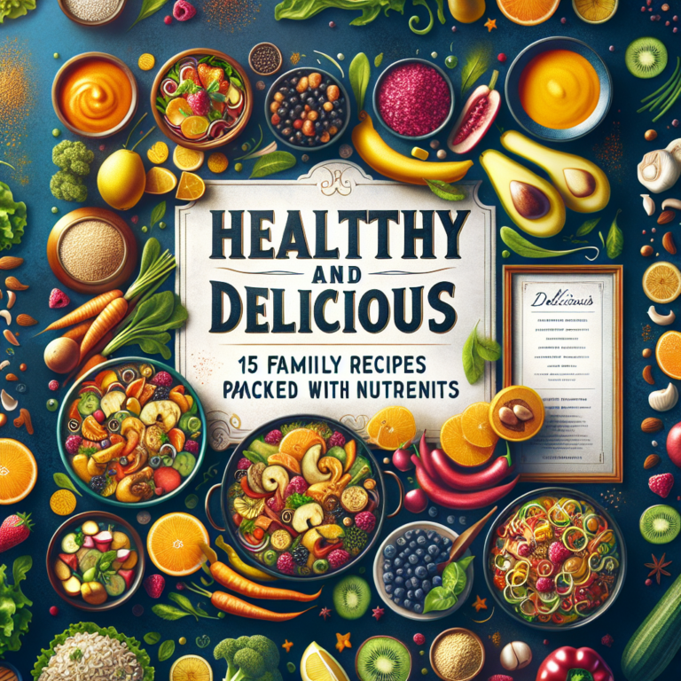 Healthy and Delicious: 15 Family Recipes Packed with Nutrients