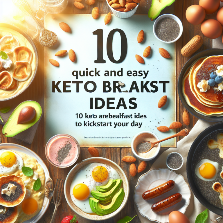 10 Quick and Easy Keto Breakfast Ideas to Kickstart Your Day