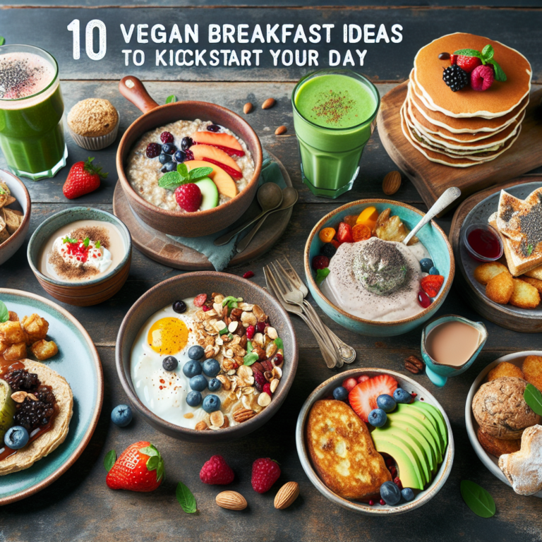10 Delicious Vegan Breakfast Ideas to Kickstart Your Day