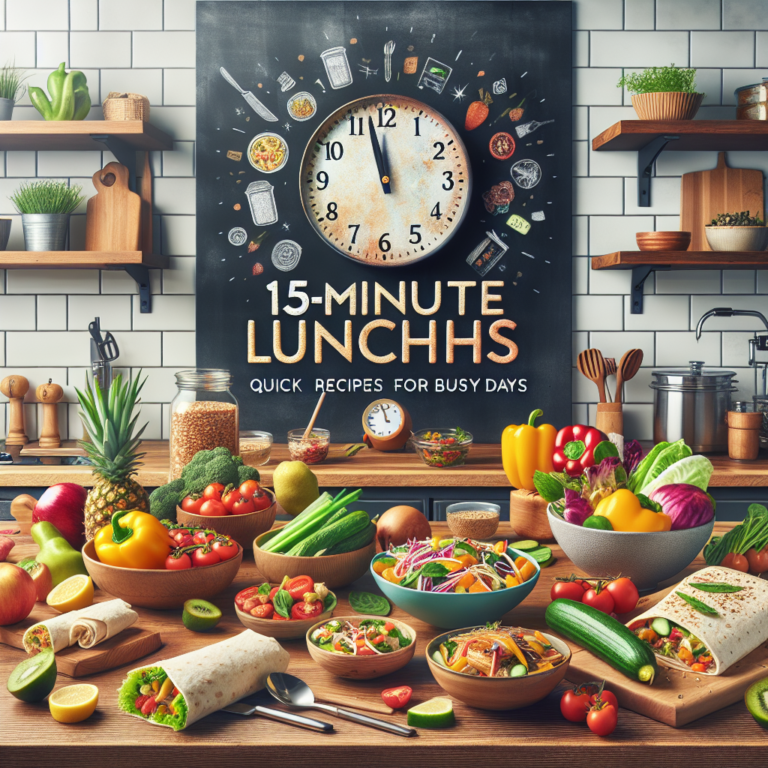 15-Minute Lunches: Quick Recipes for Busy Days