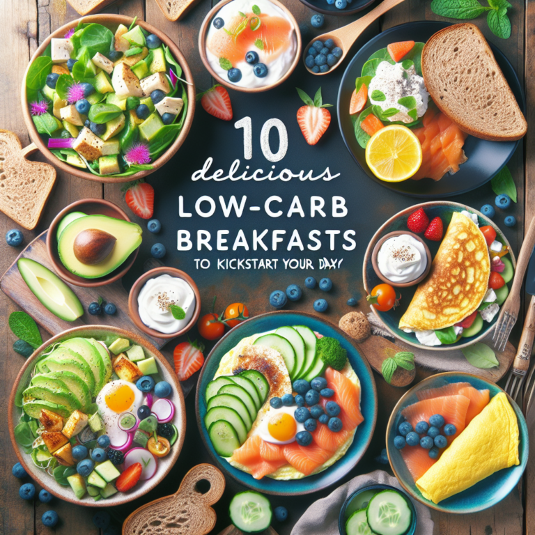 10 Delicious Low-Carb Breakfasts to Kickstart Your Day
