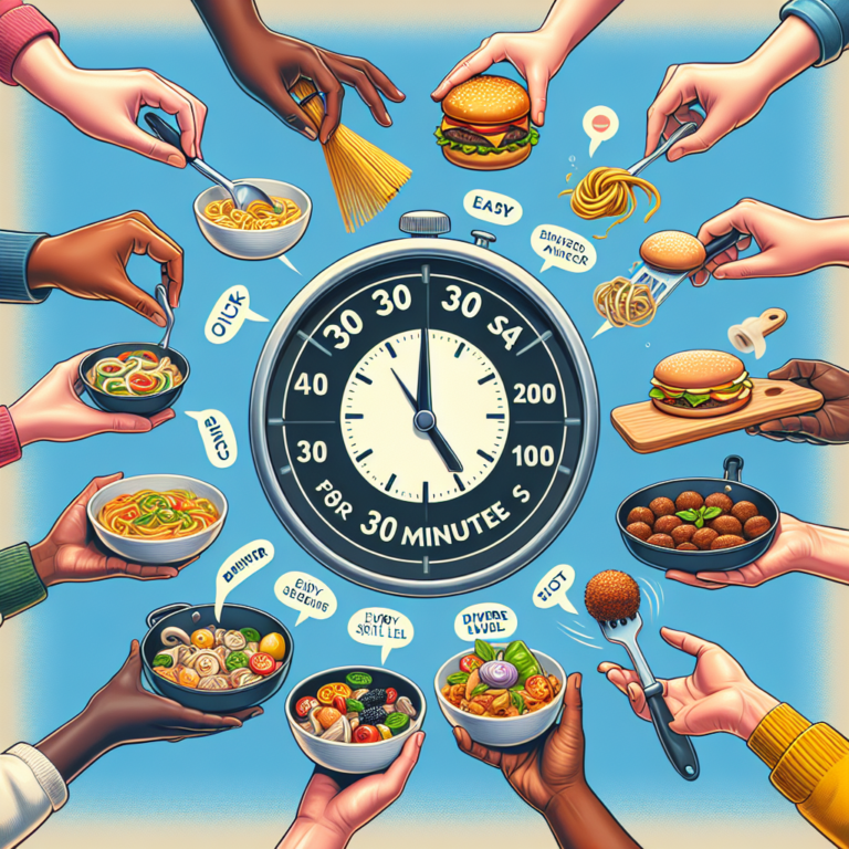Quick and Easy 30-Minute Meals for Every Skill Level