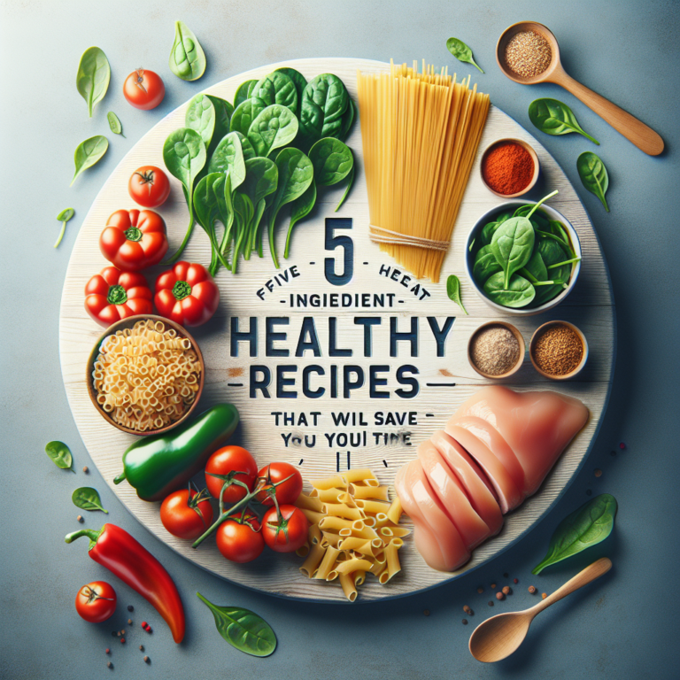Five-Ingredient Healthy Recipes That Will Save You Time