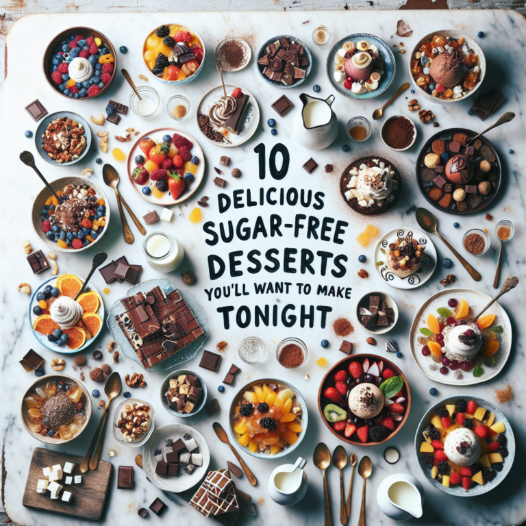 10 Delicious Sugar-Free Desserts You’ll Want to Make Tonight