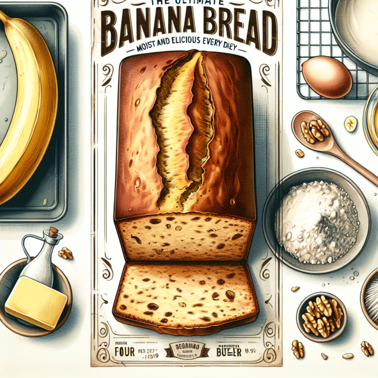 The Ultimate Banana Bread Recipe: Moist and Delicious Every Time