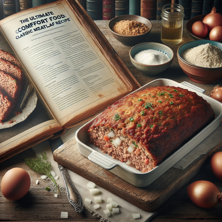 The Ultimate Comfort Food: Classic Meatloaf Recipe