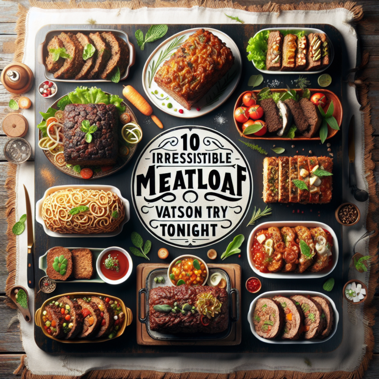 10 Irresistible Meatloaf Variations to Try Tonight