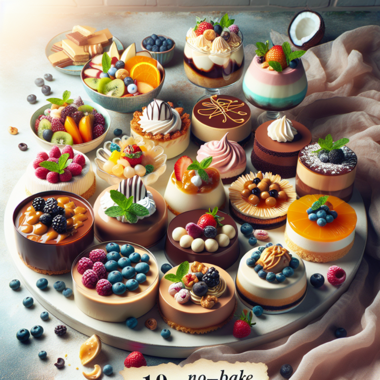 10 No-Bake Desserts to Satisfy Your Sweet Tooth