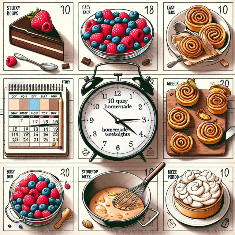 10 Quick and Easy Homemade Desserts for Busy Weeknights