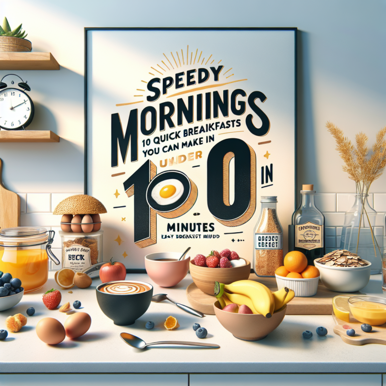 Speedy Mornings: 10 Quick Breakfasts You Can Make in Under 10 Minutes
