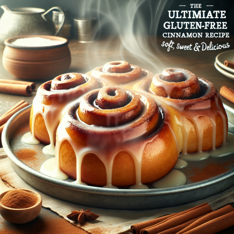 The Ultimate Gluten-Free Cinnamon Roll Recipe: Soft, Sweet & Delicious