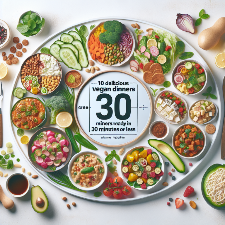10 Delicious Vegan Dinners Ready in 30 Minutes or Less