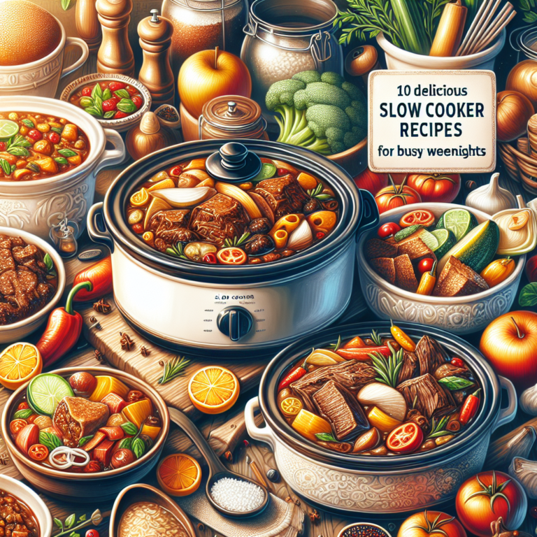 10 Delicious Slow Cooker Recipes for Busy Weeknights
