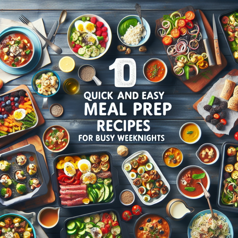 10 Quick and Easy Meal Prep Recipes for Busy Weeknights