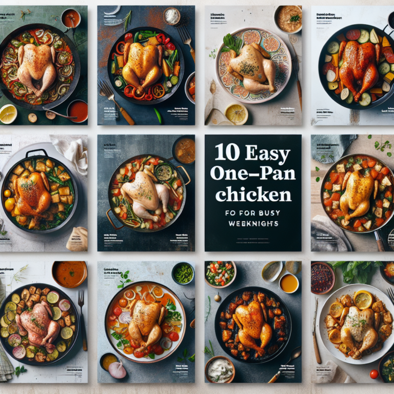 10 Easy One-Pan Chicken Dinners for Busy Weeknights