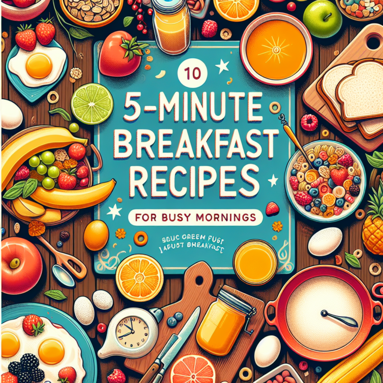 10 5-Minute Breakfast Recipes for Busy Mornings