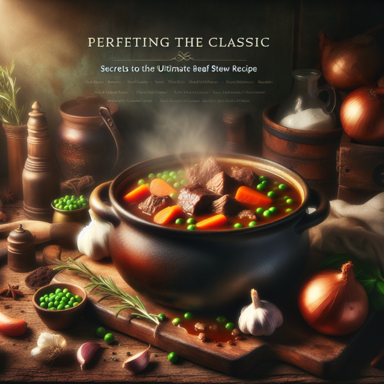 Perfecting the Classic: Secrets to the Ultimate Beef Stew Recipe