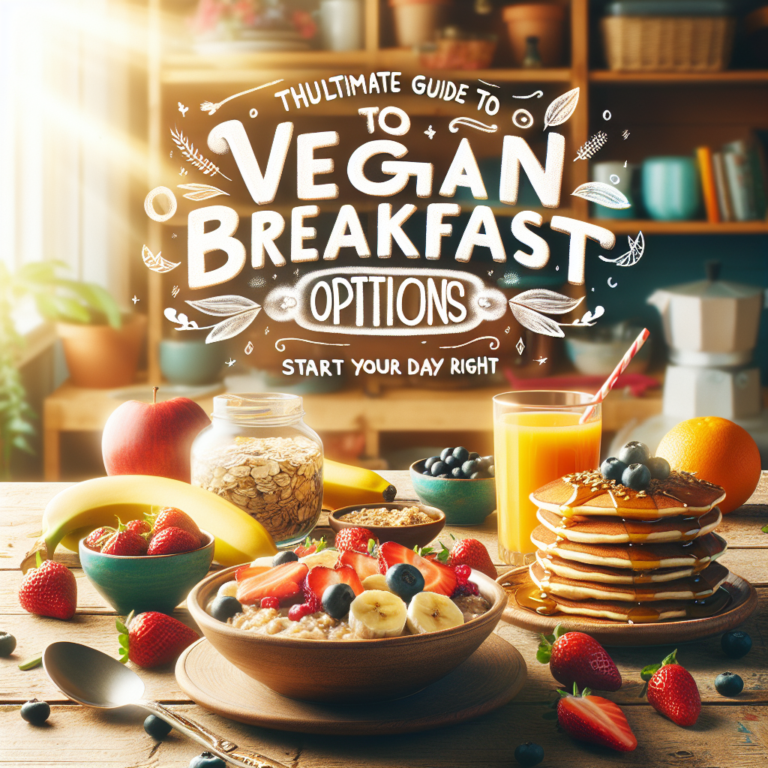 The Ultimate Guide to Vegan Breakfast Options: Start Your Day Right