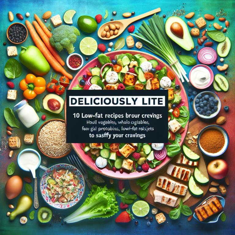Deliciously Lite: 10 Low-Fat Recipes to Satisfy Your Cravings