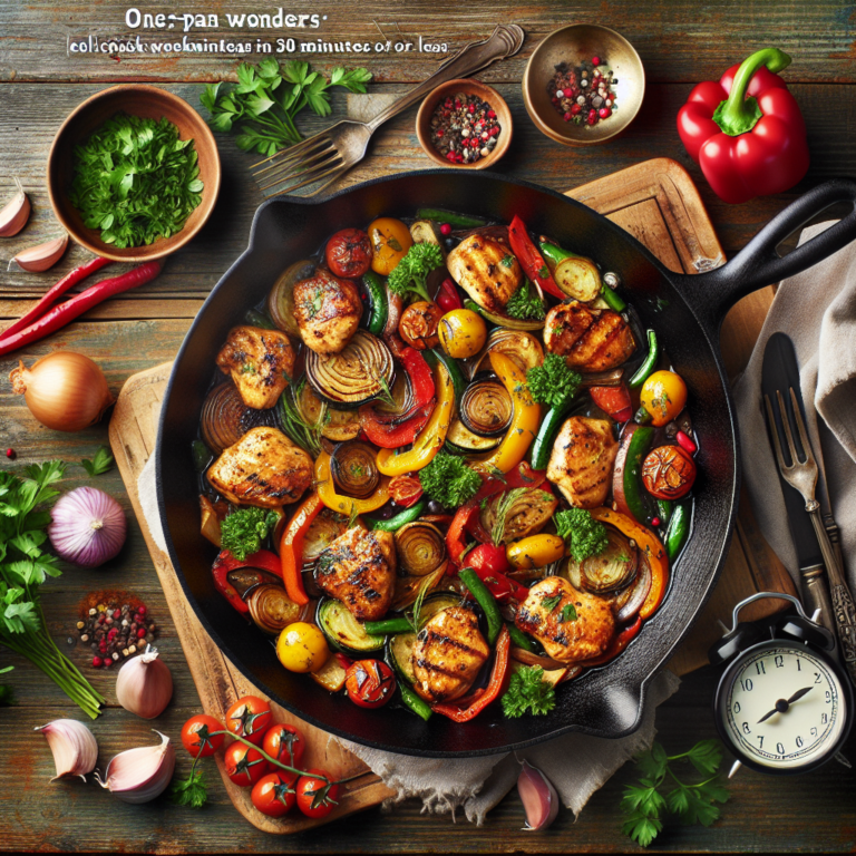 One-Pan Wonders: Delicious Weeknight Meals in 30 Minutes or Less
