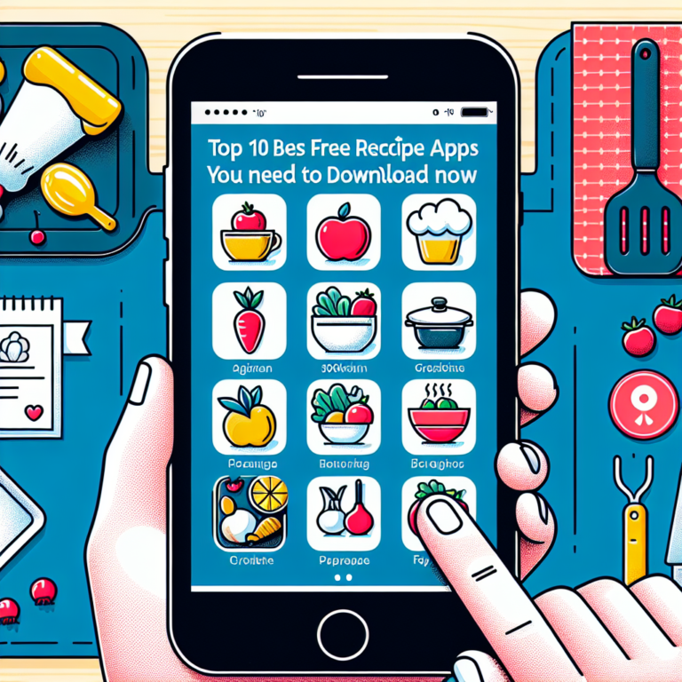 Top 10 Best Free Recipe Apps You Need to Download Now