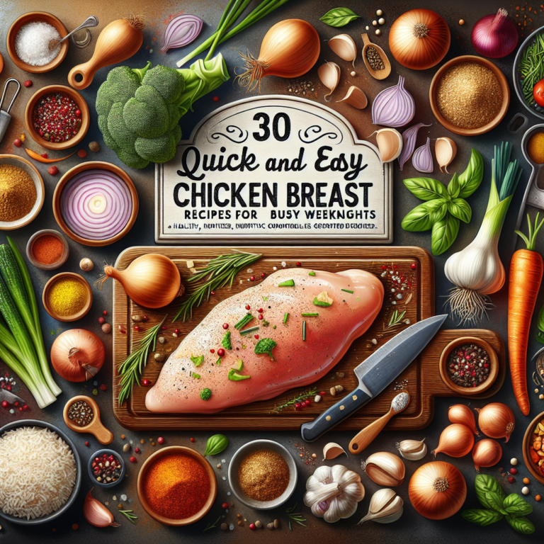 30 Quick and Easy Chicken Breast Recipes for Busy Weeknights