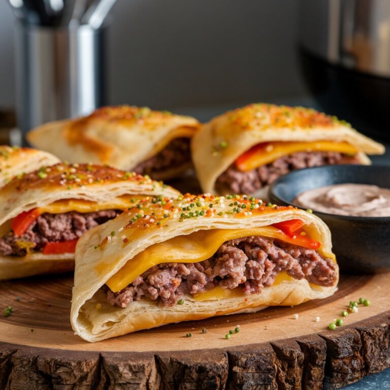 Cheeseburger Pockets: Quick and Delicious Recipe